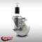 Service Caster 4'' SS Nylon Swivel 1-3/8'' Expanding Stem Caster with Brake SCC-SSEX20S414-NYS-TLB-138 - alternate 2